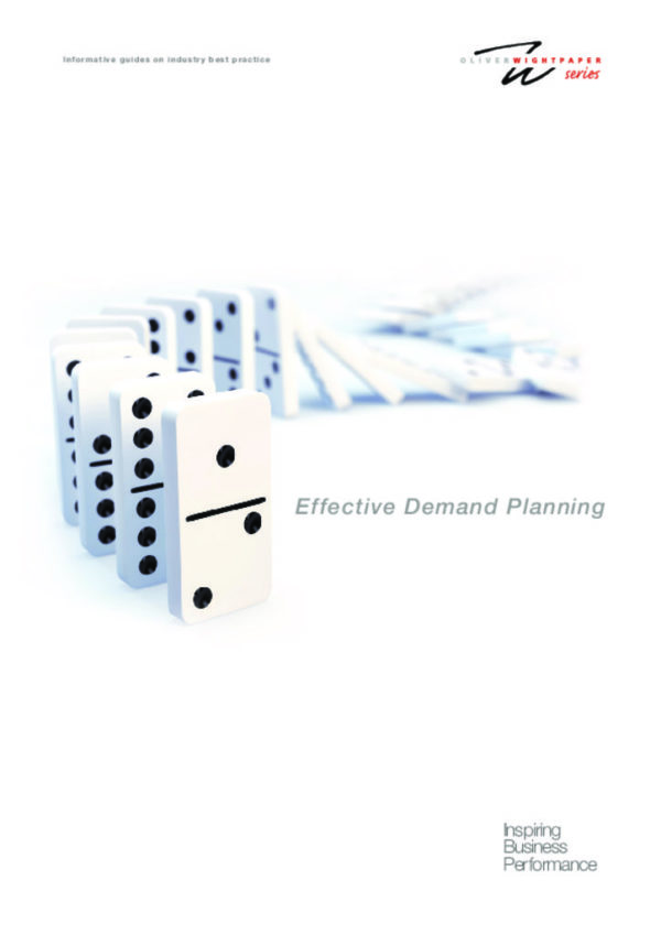 Effective Demand Planning - Oliver Wight Americas