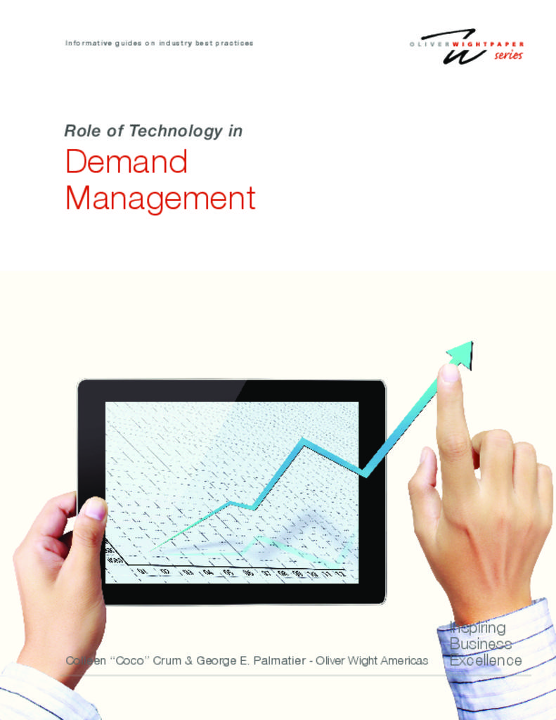 Role of Technology in Demand Management Oliver Wight